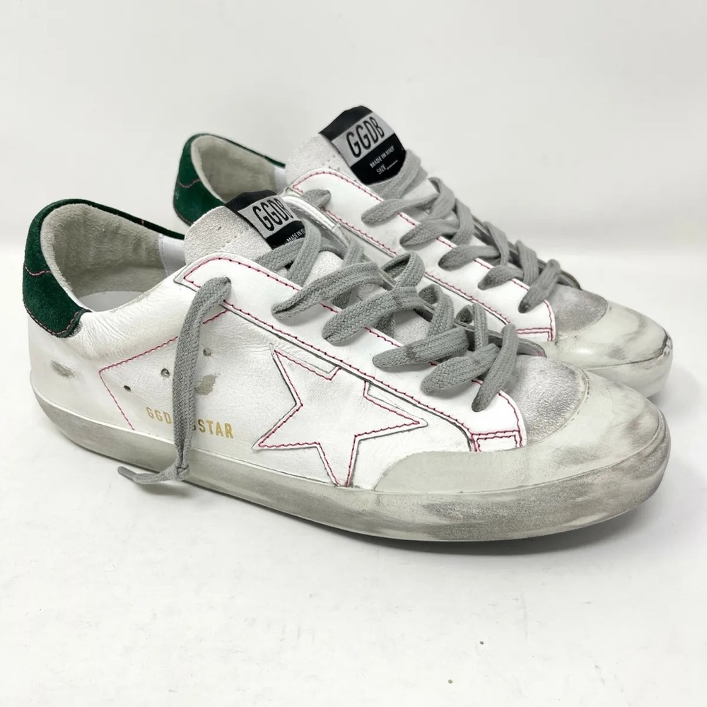 Golden Goose Super Star Classic White Leather Sneakers Women Shoes